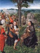 MASTER of Saint Gilles Saint Giles and the Wounded Hind oil painting on canvas